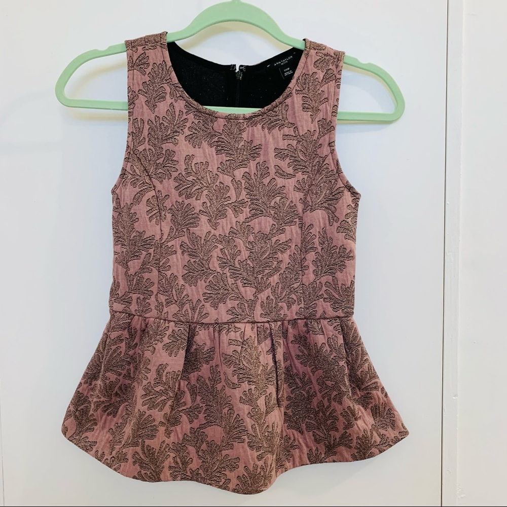 Ann Taylor peplum top.